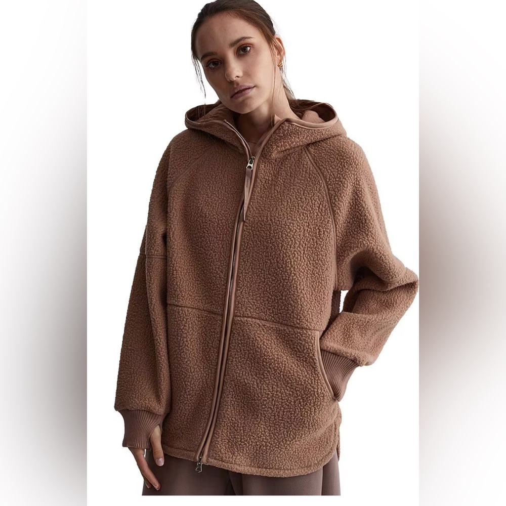 Varley Raley Zip Fleece Jacket xl nwot